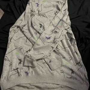 Large Oversize Jack Skellington Sweater Dress